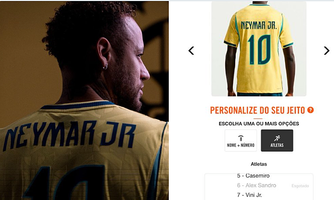 Áo tuyển Brazil in tên Neymar gây tranh cãi vì một dấu chấm: góc nhìn mới cho người chơi Việt - hình ảnh - o8play.com Áo tuyển Brazil in tên Neymar gây tranh cãi vì một dấu chấm: góc nhìn mới cho người chơi Việt - hình ảnh - o8play.com