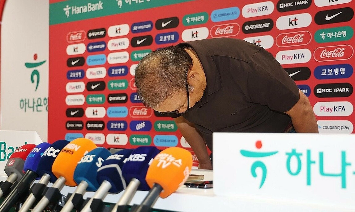 O8 Việt Nam: Ông Park cúi đầu xin lỗi sau thất bại của Hàn Quốc tại World Cup 2026 - hình ảnh - o8play.com O8 Việt Nam: Ông Park cúi đầu xin lỗi sau thất bại của Hàn Quốc tại World Cup 2026 - hình ảnh - o8play.com